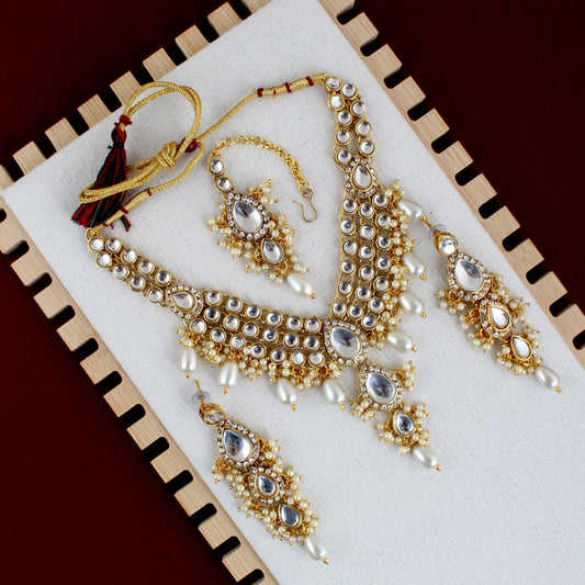 Necklace Combo Kundan Jewellery Set