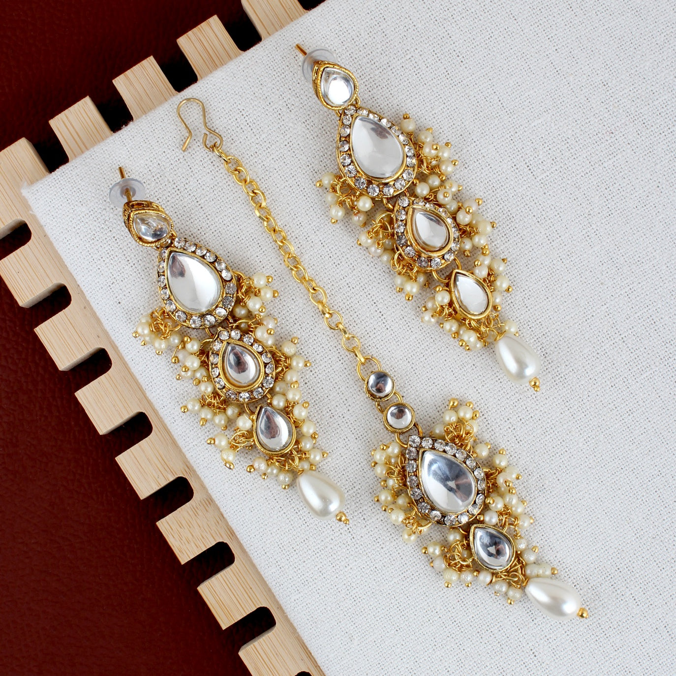 Necklace Combo Kundan Jewellery Set