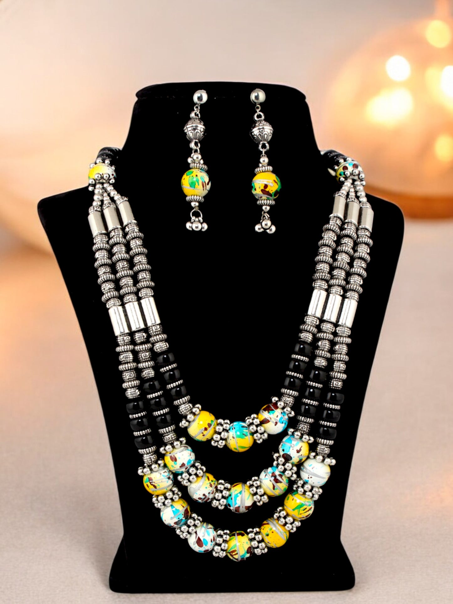 LUCKY JEWELLERY Navratri Garba Jewelry Set for Women & Girls