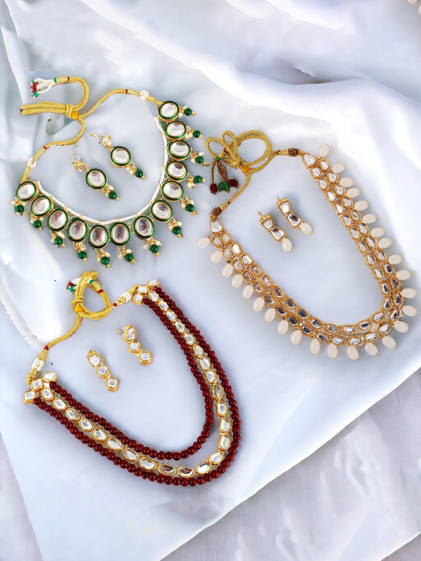 Kundan Necklace Set For Women & Girls