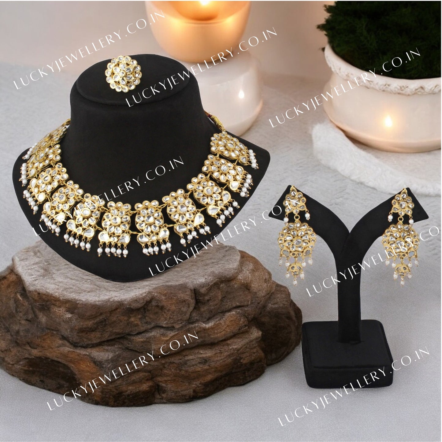 Lucky Jewllery Traditional Kathak Jewellery Set