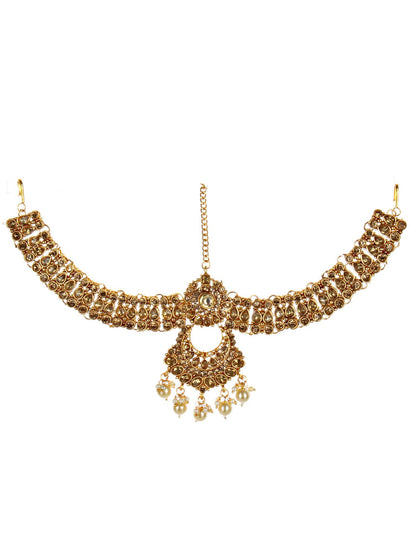 Traditional Stone Bridal Set 7 Pcs. For Girls & Women