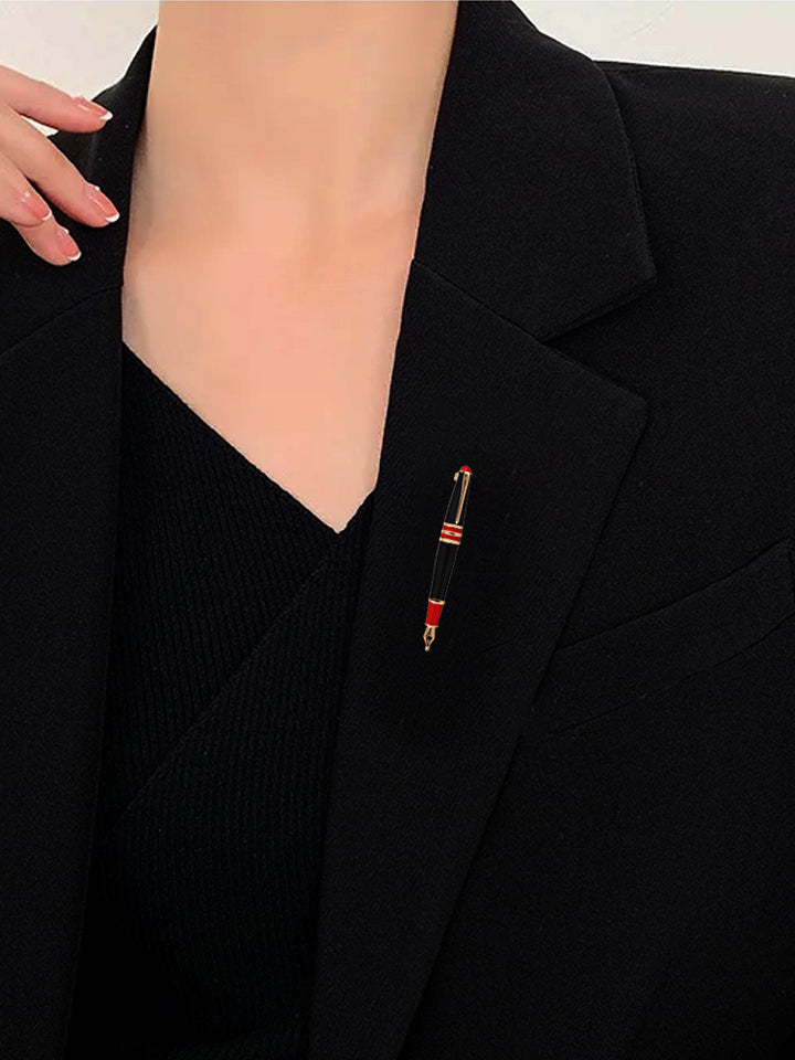 Designer Gold Plated Meenakari Saree Hijab Pin Unisex Brooch For Women/Girls/Men